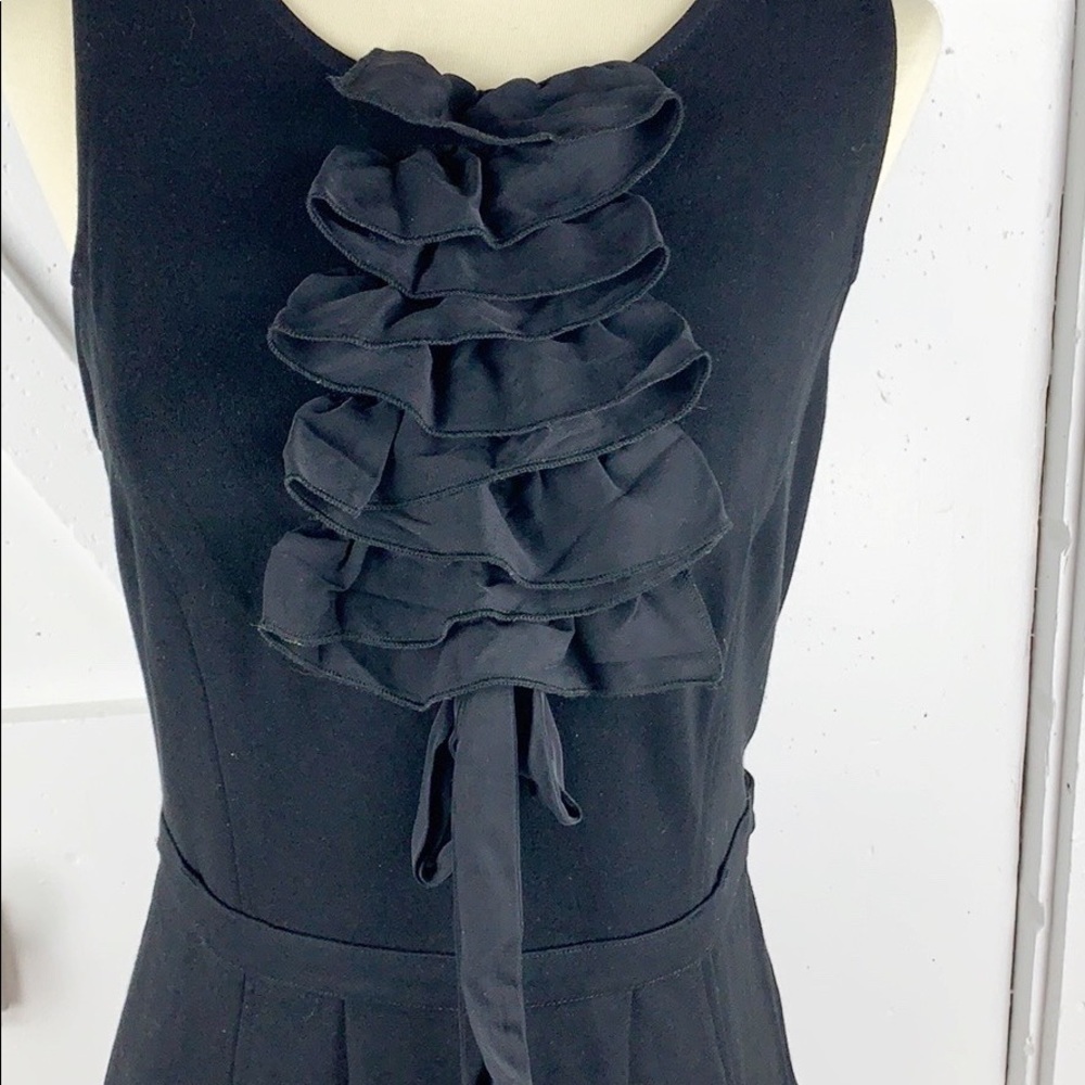 Anthro Leifsdottir Ruffle Bib Jersey Knit Dress - Picture 2 of 7